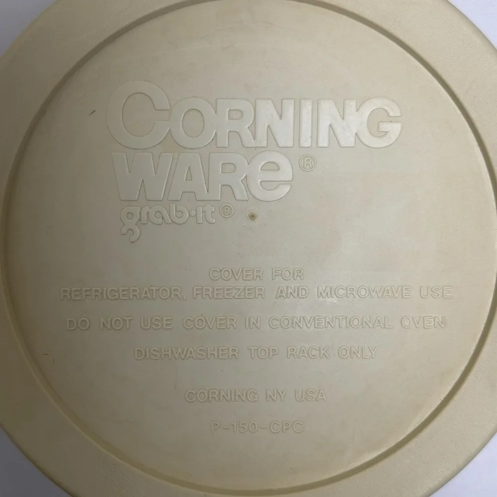 Vtg Corning Ware 15oz Grab It P-150-B‎ Bowl w/Lid Microwave Fridge Freezer Safe